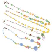 Kitsch Necklace Collection incl. Uranium Glass