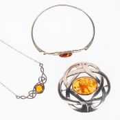 Celtic Amber Silver Jewellery Collection incl. Baltic, Kit Heath, 33g