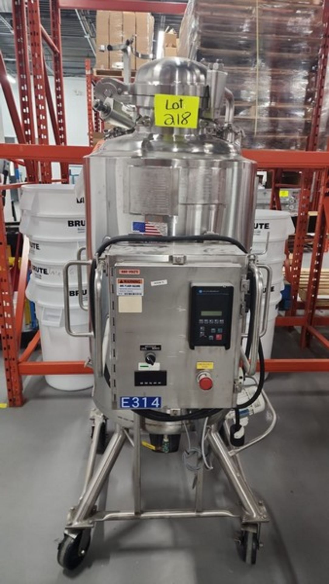 250 Liter S/S Process Tank - Image 2 of 10