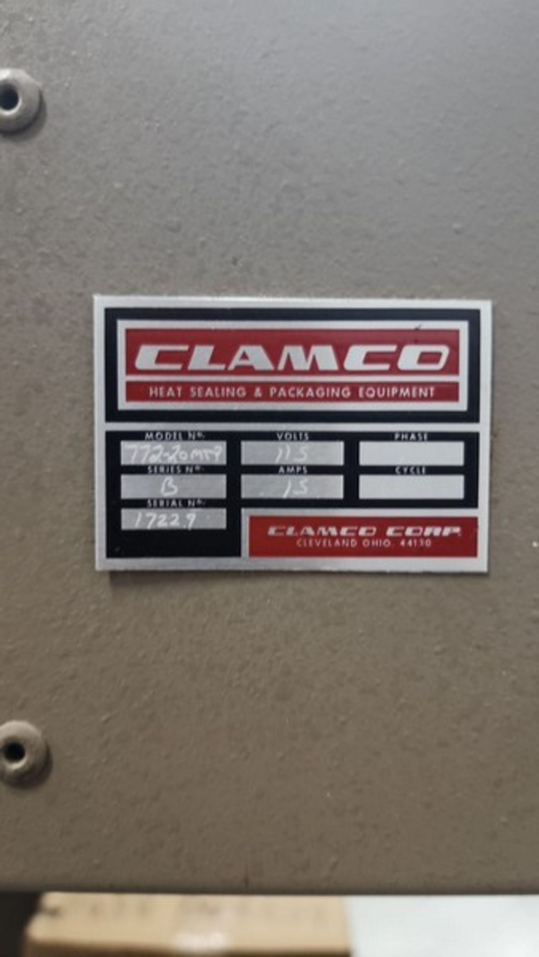 Clamco L-Bar Sealer & Clamco Tunnel - Image 4 of 5