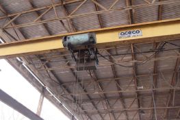 7.5 TON x 47' ACECO SINGLE GIRDER BRIDGE CRANE
