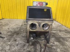 20”W x 18”D x 18”H TRINCO MODEL #20/CDB BENCH BLAST CABINET