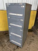 4 DRAWER 22.5” x 28” x 59” VIDMAR TOOL STORAGE CABINET
