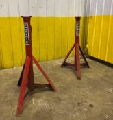 (2) FORD SMITH HEAVY DUTY ADJUSTABLE JACK STANDS