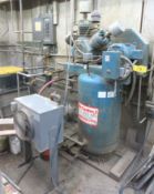 10HP Wayne / Dresser Mdl. TRU15 Vertical Tank Mounted Piston-Type Air Compressor