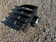 RAKE ATTACHMENT FOR MINI EXCAVATOR