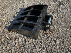 RAKE ATTACHMENT FOR MINI EXCAVATOR