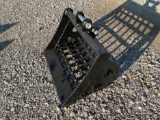 GRID SHAPED BUCKET FOR MINI EXCAVATOR
