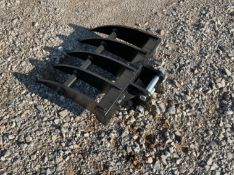 RAKE ATTACHMENT FOR MINI EXCAVATOR