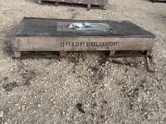 12FT X 20FT STEEL CARPORT