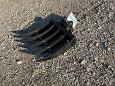 RAKE ATTACHMENT FOR MINI EXCAVATOR