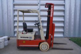 Nissan 2500 Model MA01L13S Electric Forklift