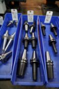 (6) BT 40 Shrink Fit Tool Holders