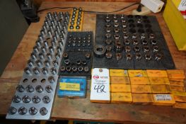 (142) Assorted Size ER Collets and (36) Tap Collets