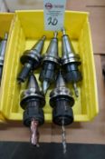 (5) Lyndex BT 40 Collet Style Tool Holders