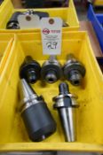 (5) Lyndex BT 40 Tool Holders