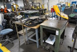 ASSORTED TABLES AND CARTS