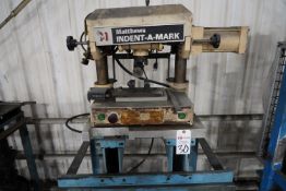 MATTHEWS INDENT-A-MARK 2115 MARKING MACHINE