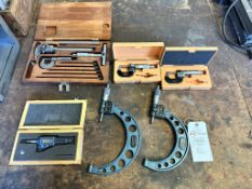 Assorted Lot of (6) Precision Calipers
