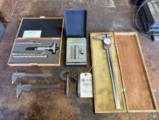 Assorted Lot of (7) Precision Measuring Tools