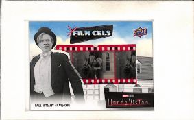 PAUL BETTANY AS VISION 2022 UPPER DECK WANDAVISION FILM CEL RELIC