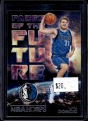 LUKA DONCIC 2018-19 HOOPS FACES OF THE FUTURE ROOKIE CARD