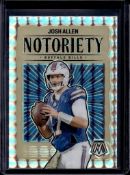 JOSH ALLEN 2024 PANINI MOSAIC NOTORIETY SILVER PRIZM