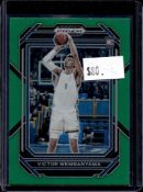 VICTOR WEMBANYAMA 2023 PANINI PRIZM DRAFT GREEN PRIZM ROOKIE CARD
