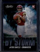 JAYDEN DANIELS 2024 PANINI ABSOLUTE BY STORM ROOKIE CARD