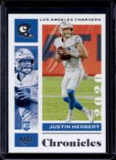 JUSTIN HERBERT 2020 PANINI CHRONICLES ROOKIE CARD