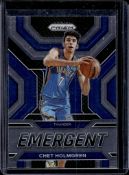 CHET HOLMGREN 2022-23 PANINI PRIZM EMERGENT ROOKIE CARD