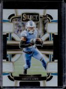 JAHMYR GIBBS 2023 PANINI SELECT CONCOURSE SILVER PRIZM DIE CUT ROOKIE CARD