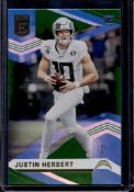 JUSTIN HERBERT 2020 PANINI ELITE DRAFT ROOKIE CARD