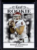 BAKER MAYFIELD 2019 LEAF ROOKIE CARD