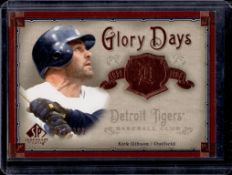 KIRK GIBSON 2005 SP LEGENDARY CUTS GLORY DAYS INSERT