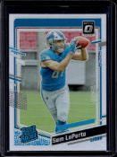 SAM LAPORTA 2023 PANINI OPTIC SILVER PRIZM ROOKIE CARD