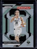 BREANNA STEWART 2024 WNBA PANINI PRIZM MONOPOLY SILVER PRIZM