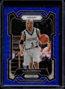 ALLEN IVERSON 2024 PANINI PRIZM DRAFT BLUE WAVE PRIZM COLOR MATCH