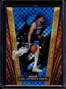 KARL ANTHONY TOWNS 2023-24 TOPPS FINEST SHOWSTOPPERS BLUE XFRACTOR