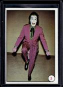 CESAR ROMERO AS THE JOKER 1966 TOPPS BATMAN TV SHOW ROOKIE CARD