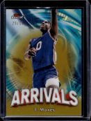 TYRESE MAXEY 2023-24 TOPPS FINEST ARRIVALS GOLD REFRACTOR