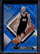MANU GINOBILI 2023-24 TOPPS FINEST RARE BLUE XFRACTOR