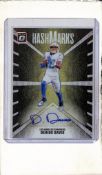 DERIUS DAVIS 2024 PANINI OPTIC HASMARKS AUTOGRAPH SILVER PRIZM
