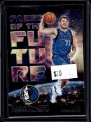 LUKA DONCIC 2018-19 PANINI HOOPS FACE OF THE FUTURE ROOKIE CARD