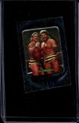 THE KILLER BEES 1988 WWF WWE BORDEN ICE CREAM MINIATURE STICKER CARD