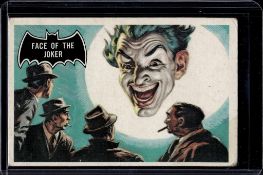 FACE OF THE JOKER 1966 TOPPS BATMAN TRADING CARD