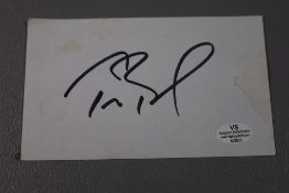 TOM BRADY AUTOGRAPH