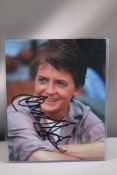 MICHAEL J FOX AUTOGRAPH