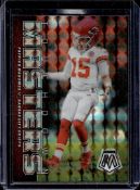 PATRICK MAHOMES 2023 PANINI MOSAIC TOUCHDOWN MASTERS SILVER PRIZM