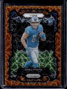 SAM LAPORTA 2023 PANINI PRIZM ORANGE LAZER ROOKIE CARD